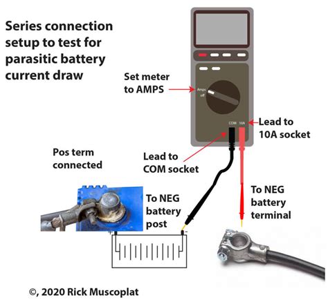 testing parasitic voltage drop on motorhome coach battery|How to perform a parasitic battery drain test — Ricks .